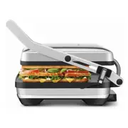 Breville the Toast and Melt 4 Slice Sandwich Press Brushed Stainless Steel LSG545BSS