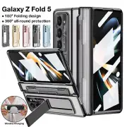 For Samsung Galaxy Z Fold 5/4/3 Hinge/Screen Protect Armor Shockproof Stand Case