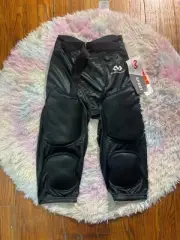 New Black MCDAVID Football Pants 7 Pad-Youth Small