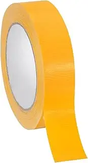 uxcell 1"x0.009" Bookbinding Tape, 22 Yard Cloth Bookbinding Repair Tape Book Binding Tape Self Adhesive for Repairing Old Books, Yellow