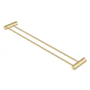 Double Towel Rail 600mm Rack Bar Wall Holder Hanger 306 Stainless Steel Brushed Gold