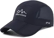 [Estwell] Unisex Baseball Cap Foldable Adjustable Baseball Hat Waterproof Quick Drying Outdoor Sport Running Cap
