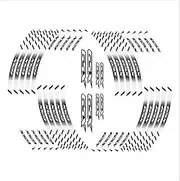 Stripe Stickers for Suzuki GSX 1400 650f Motorcycle Tyre Stickers Inner Wheel Reflective Decoration Decals (Color : Silver)