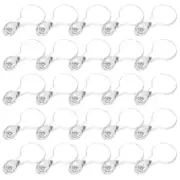 400 Pcs Clear Necklace Pendant Bail Jewelry Findings Making Kit Jewellery for