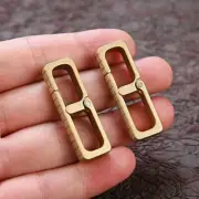 1PC Brass Mini Keychain Portable Carabiner Buckle Clip Snap Hook Handbag Clasp