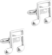 [CAFULINC] CIFIDET Men's Music Note Cufflinks Trendy Men Cuff Links With Velvet Bag and Gift Box Jewelry Accessories Present