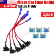 5PCS Add A Circuit Fuse Tap Car Mini Micro Blade Fuse Box Holder 12V Low Profile
