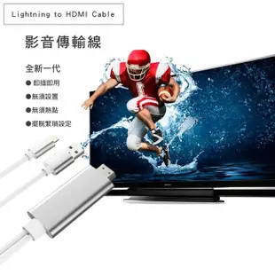 【台灣24H快速出貨】支援HDMI Apple iPhone/ipad 8pin手機平板 數位高畫質 高清電視影音傳輸線