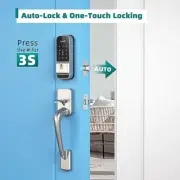 Keyless Entry Door Lock, UYF Deadbolt Lock with Touchscreen Keypads, Front Door
