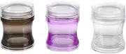 IWOWHERO Manicure Stamper Silicone Set 3 Pieces Nail Stamping Tool Kit Scraper for Diy Nail Art at Home Random Color