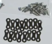 4 sets Guitar Effects Pedal Board STEEL Mounting Anchor fits Ibanez 808 Maxon