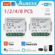 1-8PCS Tuya WiFi+Bluetooth Garage Door Control Module Voice/APP Remote Control