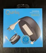 Quirky Powercurl POP Power Cord Wrap Organizer Apple MacBook Air Laptop - Black