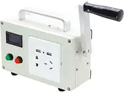 Crank Power Generator Miniature Generator 220V 150W Portable High Power Handcranked Charging Generator USB Charging Emergency Dynamotor