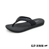 在飛比找ETMall東森購物網優惠-G.P 女款輕量果凍夾腳拖鞋G2234W-黑色(SIZE:3