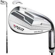 PGM Wedge - 72 Degrees Premium Sand Wedge, Lob Wedge for Men & Women - CNC Textured - Bunker Buster Escape Bunkers and Save Strokes Around The Green-High Loft Golf Club