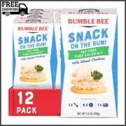 Bumble Bee Snack On The Run Fat-Free Tuna Salad with Crackers Kit- Ready to Eat,