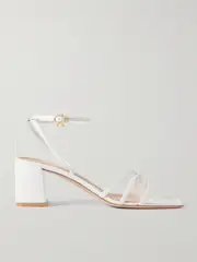 [Gianvito Rossi] Gianvito Rossi - Nuit 55 Leather Sandals - White - IT42 IT 42 White