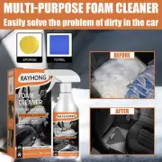 120ml Foam Cleaner Spray Multi-functional Cleaning Spray Leather Detergent