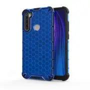 For OPPO Realme 5 Pro Shockproof Honeycomb PC + TPU Case For Realme 5 Pro Blue