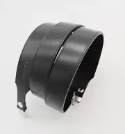 Black Genuine Leather Shoulder Strap for Zenza Bronica S2 EC-TL 645 ETR Camera