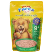 Farex Muesli with Apple 150g Rich in Iron Pieces to Chew 9+ Months