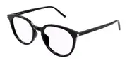 Saint Laurent SL 681/F Asian Fit 001 Men's Glasses Black Size 52 - Private Health Rebate - Blue Light Block Available