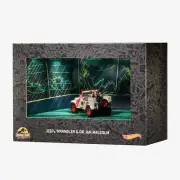 HOT WHEELS RLC Jurassic Park 30th Anniversary Jeep Wrangler & Ian DIORAMA BOXSET