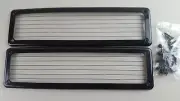 NuLINE Slimline Pinstriped Number Plate Covers