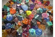 Chessex 200 Individual Polyhedral Discontinued & Lab Dice Sale Bag