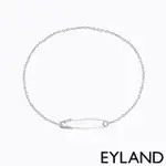 【英國 EYLAND】TAMA SAFETY PIN 個性別針白金手鍊