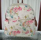 Tommy Bahama Tropical Backpack Small Parrot Destin Cotton Linen NWT