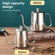 Drip Kettle 350ml 600ml Coffee Tea Pot Stainless Steel Gooseneck Kettle SwanNeck