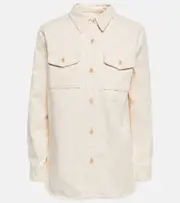 [Isabel Marant] Isabel Marant Eden denim shirt AU 14 neutrals
