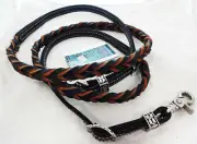 Blood Twist Rein Black Hermann Oak Harness Leather Horse Tack Jeremiah Watt WCT