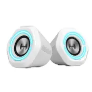 Edifier G1000 Gaming 2.0 Speakers System - Bluetooth V5.0/ USB Audio/ AUX Input/RGB 10 Light Effects/ 10W RMS Power - White G1000-WHITE