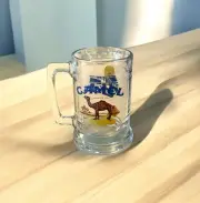 Camel Cigarettes 1985 Glass Beer Mug • with decal and includes case