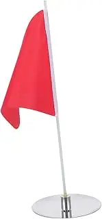 FOYTOKI 1Set Golf Hole Cup Tray Practice Target Flags for Putting Lightweight Easy to Install Golf Training Supplies for Improved Skills and Visibility