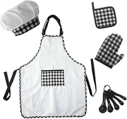 Vaguelly 1 Set Kids Cooking Apron Boys Kids Kitchen Apron Aprons Apron for Kids Children Cooking Apron Kids Baking Kits Child Kitchen Supplies Kids Cooking Kits Toddler Cotton Cosplay Hat