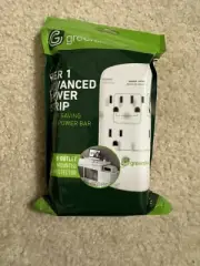 GREENLITE 5 OUTLET ADVANCED POWER STRIP TIER 1 WALL MOUNT SURGE PROTECTOR NEW