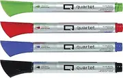 Quartet Glass Board Dry Erase Markers, Premium, Fine Tip, Assorted Colors, 4 Pack (79555)