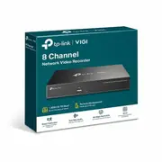 TP-Link VIGI NVR1008H 8 Channel Network Video Recorder, 24/7 Continuous Recording, Up To 10TB (HDD Not Included), 4 Ch Playback, Up To 5MP (1-Ch)