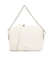 Michael Michael Kors Bryant Medium Pebbled Camera Crossbody Bag One size White