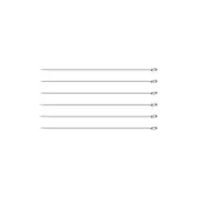 6pc Tramontina 20cm Stainless Steel Churrasco Skewers Home/Kitchen BBQ Tool Set