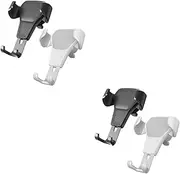 Angoily 4 Pcs Phone Holder Phone Mounts for Car Magnetic Phone Mount Air Car Phone Vent Mount Kickstand for Phone Car Holder Phone Car Mount Magnetic Car Mount 3D Metal Bracket