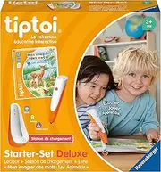 Ravensburger - tiptoi Starter Set Deluxe - Player + Charging Station + Book My Picture of The Words 'The Animals' - Electronic Educational Game without Display - from 3 Years 00204