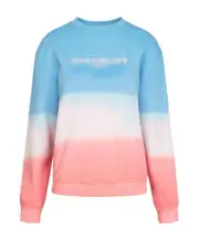 Logo graded sweater XS Blue