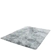 Light Grey Floor Rug Rugs Fluffy Area Carpet Shaggy Soft Large Pads