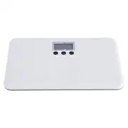 Electronic LCD Digital Weighting Scale On Tare Function Battery/Lock Alarm Pet Body Weighting Scale - White