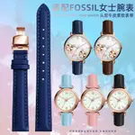 適配兼容於FOSSIL化石ES3843 ES3972 ES4671 ES4502真皮女手錶帶